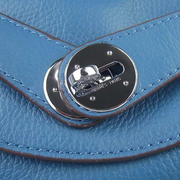 High Quality Replica Hermes Lindy 34CM Shoulder Bag Blue